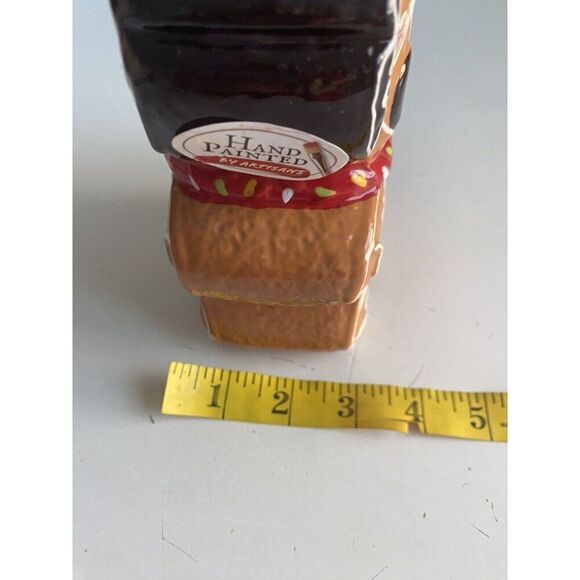 Disney Stitch Gingerbread Cookie Christmas Mug Santa Hat Topper Hand Painted NEW - Picture 9 of 9